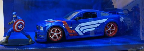 Ford Mustang 2006 Kapitan Ameryka MARVEL JADA1:24 Ford Mustang 2006 Kapitan Ameryka MARVEL JADA1:24