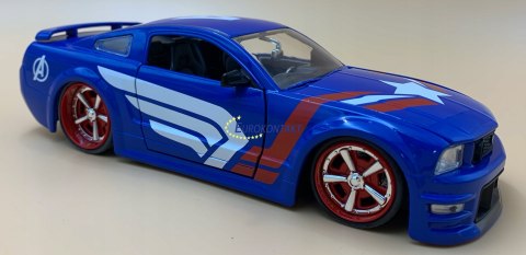Ford Mustang 2006 Kapitan Ameryka MARVEL JADA1:24 Ford Mustang 2006 Kapitan Ameryka MARVEL JADA1:24