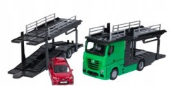 Mercedes ACTROS lora + Ford FOCUS Bburago 1:43