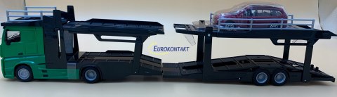Mercedes ACTROS lora + Ford FOCUS Bburago 1:43 Mercedes ACTROS lora + Ford FOCUS Bburago 1:43