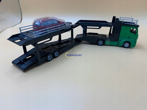 Mercedes ACTROS lora + Ford FOCUS Bburago 1:43 Mercedes ACTROS lora + Ford FOCUS Bburago 1:43