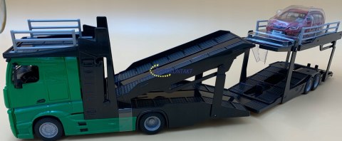 Mercedes ACTROS lora + Ford FOCUS Bburago 1:43 Mercedes ACTROS lora + Ford FOCUS Bburago 1:43