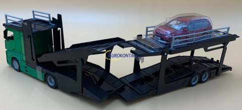 Mercedes ACTROS lora + Ford FOCUS Bburago 1:43 Mercedes ACTROS lora + Ford FOCUS Bburago 1:43