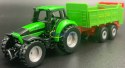 TRAKTOR DEUTZ Z ROZRZUTNIKIEM OBORNIKA SIKU 1673