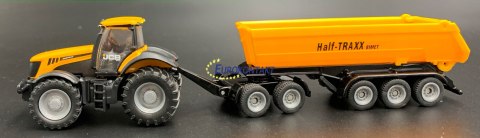 Traktor z wózkiem i wywrotką 1:87 SIKU 1858 Traktor z wózkiem i wywrotką 1:87 SIKU 1858