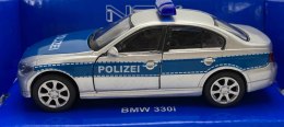 BMW 330i policja 1:34 Welly 42364F