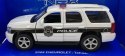 Chevrolet Tahoe '08 biały police 1:34 Welly 43607