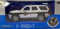 Chevrolet Tahoe '08 biały police 1:34 Welly 43607