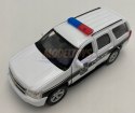 Chevrolet Tahoe '08 biały police 1:34 Welly 43607