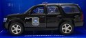 Chevrolet Tahoe '08 czarny police 1:34 Welly 43607