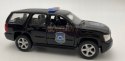 Chevrolet Tahoe '08 czarny police 1:34 Welly 43607