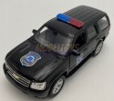 Chevrolet Tahoe '08 czarny police 1:34 Welly 43607