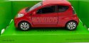 Citroen C1 czerwony 1:34 Welly 43614F