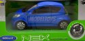 Citroen C1 niebieski 1:34 Welly 43614F