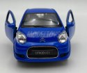 Citroen C1 niebieski 1:34 Welly 43614F