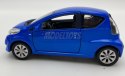 Citroen C1 niebieski 1:34 Welly 43614F