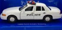 Ford Crown Victoria Police biały 1:34 Welly 49762F