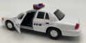 Ford Crown Victoria Police biały 1:34 Welly 49762F