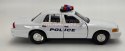 Ford Crown Victoria Police biały 1:34 Welly 49762F