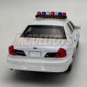 Ford Crown Victoria Police biały 1:34 Welly 49762F