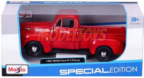 Ford F-1 Pickup 1948 red 1:25 model Maisto 31935
