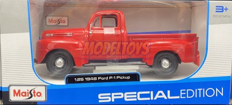 Ford F-1 Pickup 1948 red 1:25 model Maisto 31935