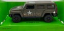 HUMMER H3 zielony army 1:34 Welly 43629F