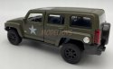 HUMMER H3 zielony army 1:34 Welly 43629F