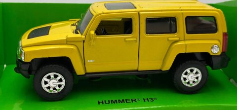 HUMMER H3 żółty 1:34 Welly 43629F