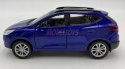 Hyundai Tucson IX niebieski 1:34 Welly 43648F