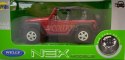 Jeep Wrangler Rubicon czerwony 1:34 Welly 42371F