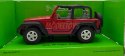 Jeep Wrangler Rubicon czerwony 1:34 Welly 42371F