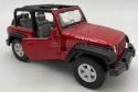 Jeep Wrangler Rubicon czerwony 1:34 Welly 42371F