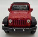 Jeep Wrangler Rubicon czerwony 1:34 Welly 42371F