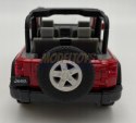 Jeep Wrangler Rubicon czerwony 1:34 Welly 42371F