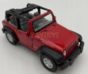 Jeep Wrangler Rubicon czerwony 1:34 Welly 42371F