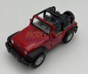 Jeep Wrangler Rubicon czerwony 1:34 Welly 42371F