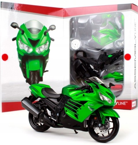KAWASAKI Ninja ZX-14R składania 1:12 Maisto 39197 KAWASAKI Ninja ZX-14R składania 1:12 Maisto 39197