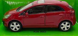 KIA Rio czerwona 1:34 Welly 43670RI-F