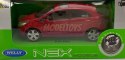 KIA Rio czerwona 1:34 Welly 43670RI-F