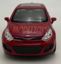 KIA Rio czerwona 1:34 Welly 43670RI-F