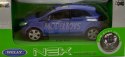 KIA Rio niebieska 1:34 Welly 43670RI-F