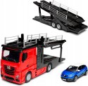 Mercedes ACTROS lora + Renault Captur Bburago 1:43