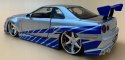 NISSAN GT-R Fast&Furious 2 O'Conner JADA 1:24