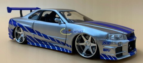 NISSAN GT-R Fast&Furious 2 O'Conner JADA 1:24 NISSAN GT-R Fast&Furious 2 O'Conner JADA 1:24