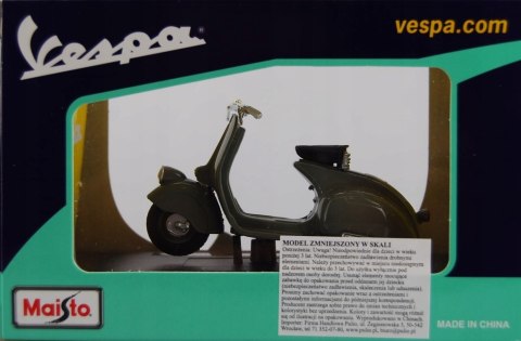 Piaggio Vespa 98 1946 skuter 1:18 model Maisto Piaggio Vespa 98 1946 skuter 1:18 model Maisto
