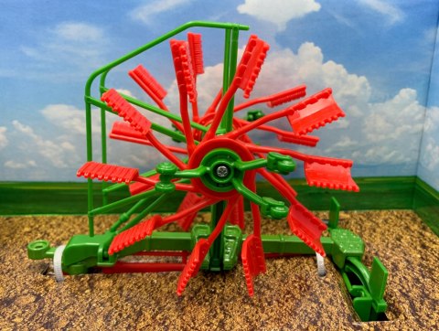 Traktor FENDT 1050 Vario zgrabiarka BBURAGO metal Traktor FENDT 1050 Vario zgrabiarka BBURAGO metal