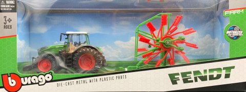 Traktor FENDT 1050 Vario zgrabiarka BBURAGO metal Traktor FENDT 1050 Vario zgrabiarka BBURAGO metal