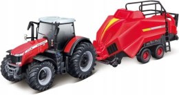 Traktor Massey Ferguson 8740S prasa BBURAGO