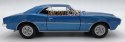 1967 PONTIAC Firebird HO 326 blue model WELLY 1:24